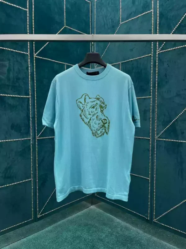 Louis Vuitton Short-Sleeved Cotton Crewneck - LT114