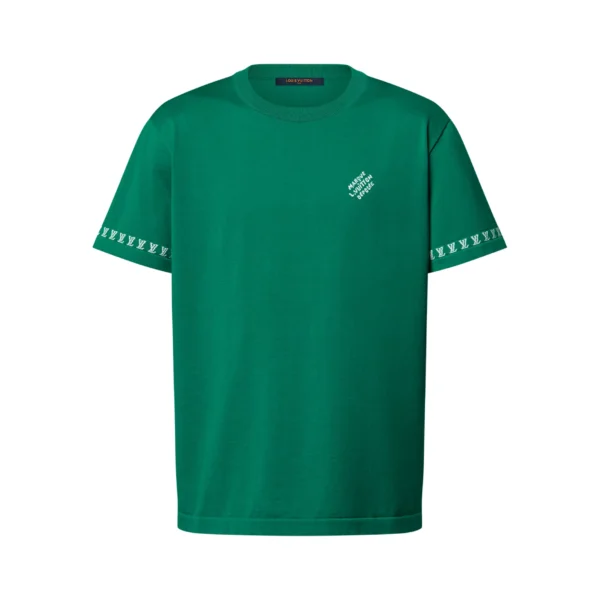 Louis Vuitton Signature Short-Sleeved Cotton Crewneck - LT124