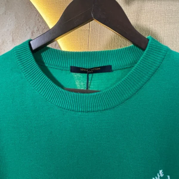 Louis Vuitton Signature Short-Sleeved Cotton Crewneck - LT124