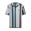 Louis Vuitton Striped Crochet Short-Sleeved Shirt - LST24