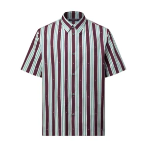 Louis Vuitton Striped Short-Sleeved Shirt - LST23