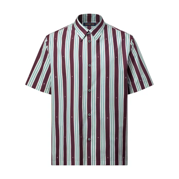 Louis Vuitton Striped Short-Sleeved Shirt - LST23