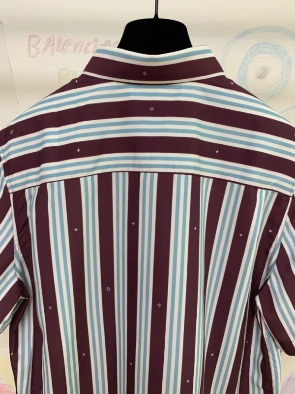 Louis Vuitton Striped Short-Sleeved Shirt - LST23