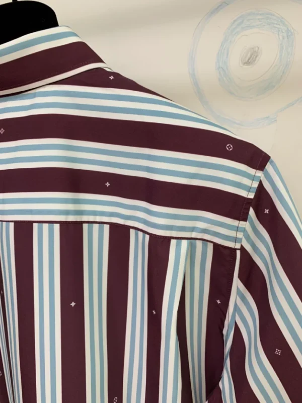 Louis Vuitton Striped Short-Sleeved Shirt - LST23