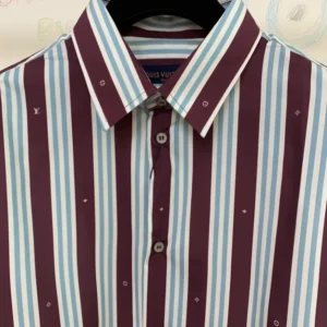 Louis Vuitton Striped Short-Sleeved Shirt - LST23