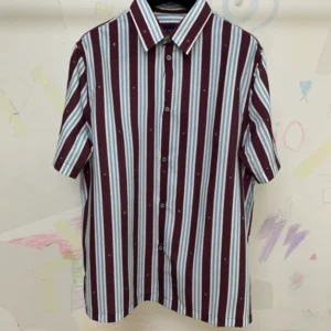Louis Vuitton Striped Short-Sleeved Shirt - LST23