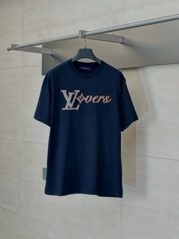 Louis Vuitton Vers Embellished Short-Sleeved T-Shirt - LT102