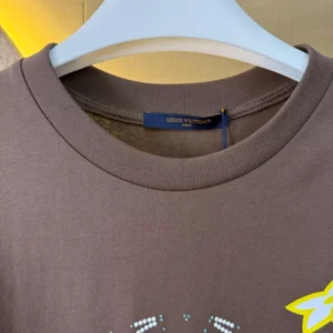 Louis Vuitton Washed Embellished Cotton T-Shirt - LT110