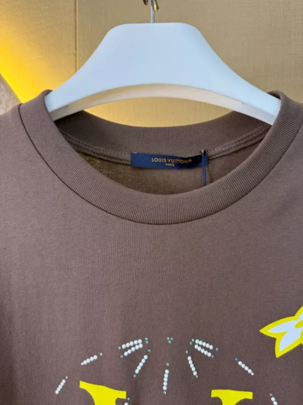 Louis Vuitton Washed Embellished Cotton T-Shirt - LT110