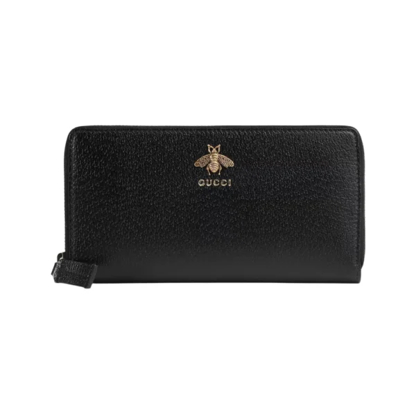 Gucci Animalier Leather Zip Around Wallet - GW31