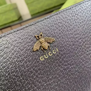 Gucci Animalier Leather Zip Around Wallet - GW31