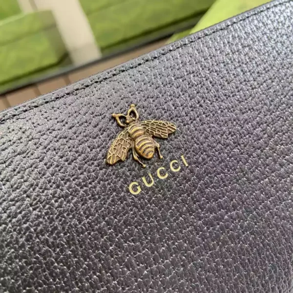 Gucci Animalier Leather Zip Around Wallet - GW31