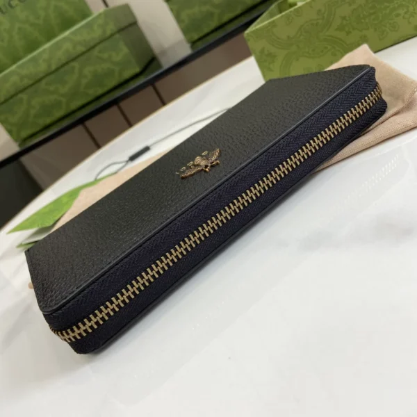Gucci Animalier Leather Zip Around Wallet - GW31