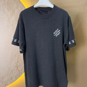 Louis Vuitton Signature Short-Sleeved Cotton Crewneck - LT125