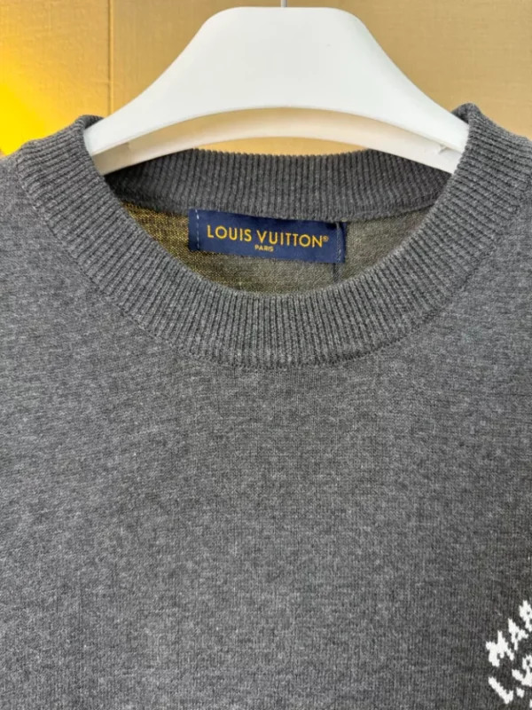 Louis Vuitton Signature Short-Sleeved Cotton Crewneck - LT125