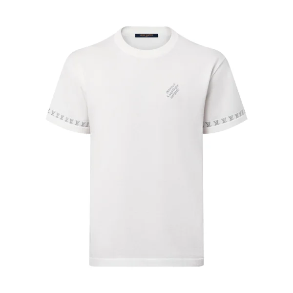 Louis Vuitton Signature Short-Sleeved Cotton Crewneck - LT126