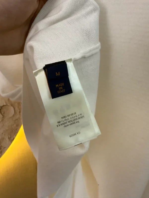 Louis Vuitton Signature Short-Sleeved Cotton Crewneck - LT126