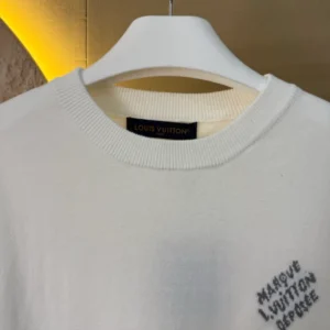 Louis Vuitton Signature Short-Sleeved Cotton Crewneck - LT126