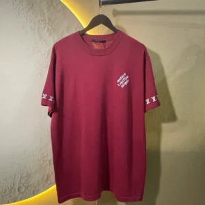 Louis Vuitton Signature Short-Sleeved Cotton Crewneck - LT128