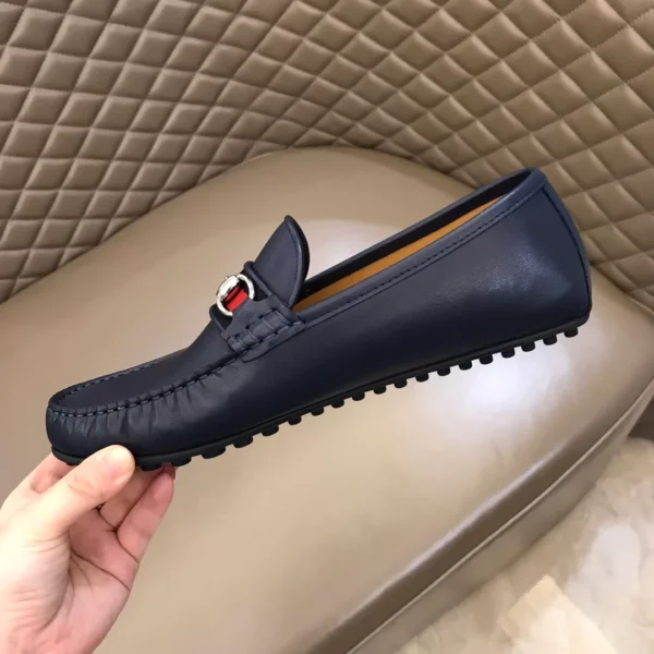 Gucci Leather Driver With Web - GL35