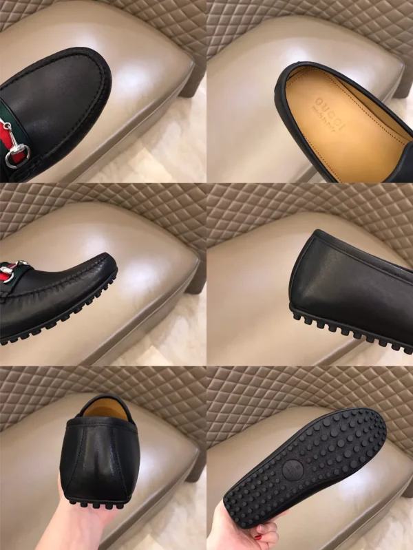 Gucci Leather Driver With Web - GL36