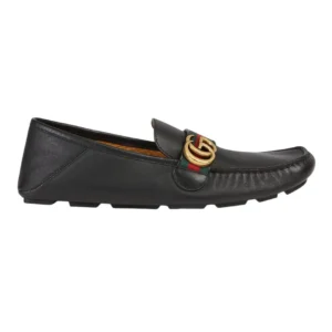 Gucci Leather Driver With Web - GL37
