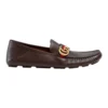 Gucci Leather Driver With Web - GL38
