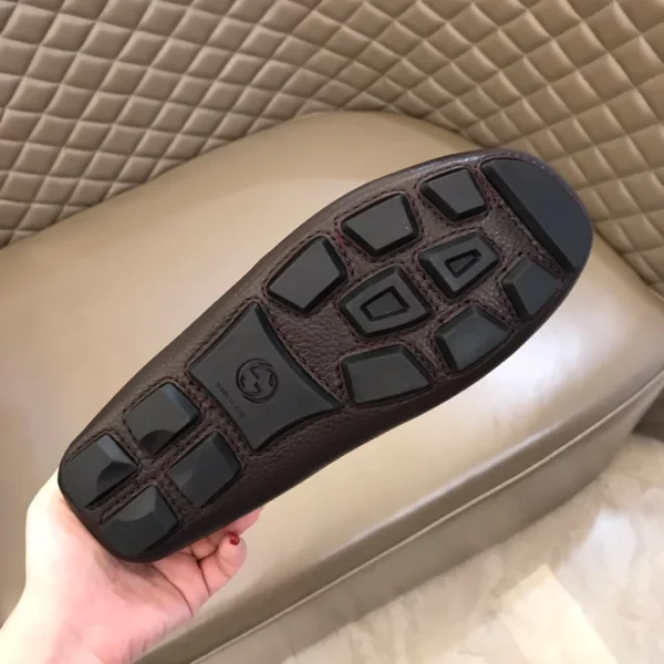 Gucci Leather Driver With Web - GL38