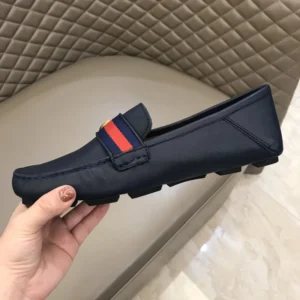 Gucci Leather Driver With Web - GL39