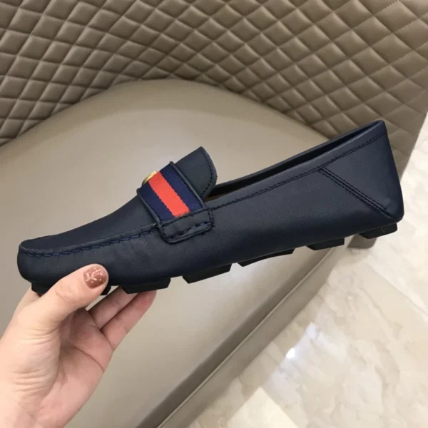 Gucci Leather Driver With Web - GL39