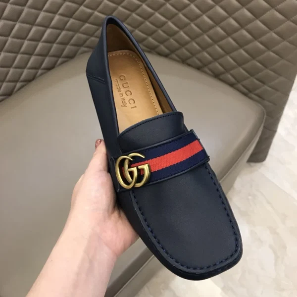 Gucci Leather Driver With Web - GL39