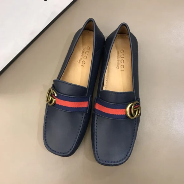 Gucci Leather Driver With Web - GL39