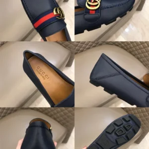 Gucci Leather Driver With Web - GL39