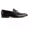 Gucci Men's Leather Loafers With Interlocking G In Black - GL30