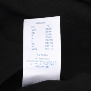 Louis Vuitton Embroidered Signature Cotton T-Shirt in Black - LT129