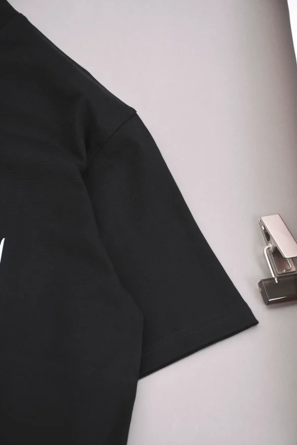Louis Vuitton Embroidered Signature Cotton T-Shirt in Black - LT129