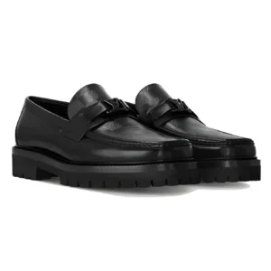 Louis Vuitton Major Loafers Black Leather - LL42