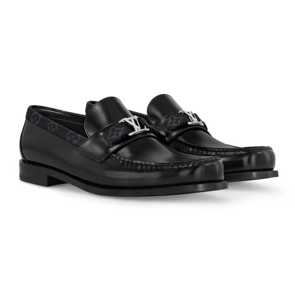 Louis Vuitton Major Loafers In Black - LL50