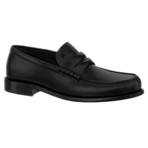 Louis Vuitton Major Loafers In Black Leather - LL53
