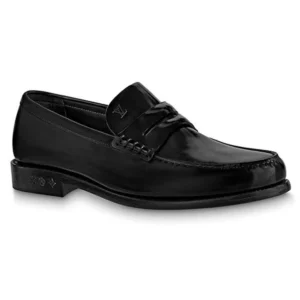 Louis Vuitton Major Loafers In Black Patent Leather - LL54