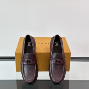Louis Vuitton Major Loafers In Moka - LL41