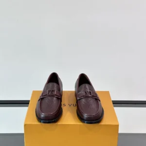 Louis Vuitton Major Loafers In Moka - LL41
