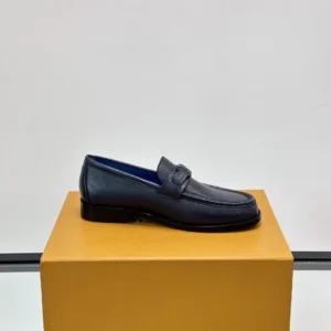 Louis Vuitton Major Loafers In Navy Blue - LL51