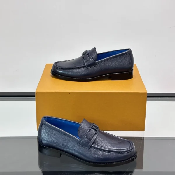 Louis Vuitton Major Loafers In Navy Blue - LL51