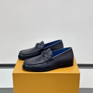 Louis Vuitton Major Loafers In Navy Blue - LL51