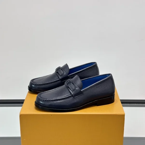 Louis Vuitton Major Loafers In Navy Blue - LL51
