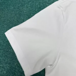 Dior And Lewis Hamilton T-Shirt Relaxed Fit White Cotton Jersey - DT63
