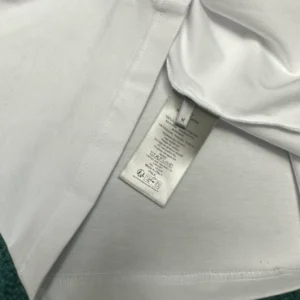 Dior And Lewis Hamilton T-Shirt Relaxed Fit White Cotton Jersey - DT63