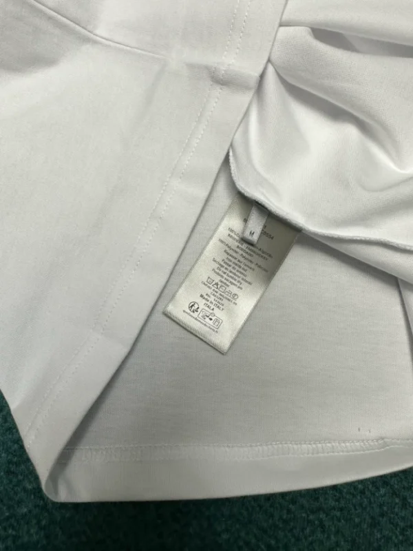 Dior And Lewis Hamilton T-Shirt Relaxed Fit White Cotton Jersey - DT63