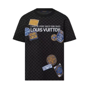 Louis Vuitton Art Printed Damier Cotton T-Shirt - LT134